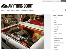 Tablet Screenshot of anythingscout.com